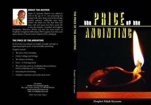 The Price For the Anointing - a book by Prophet Elijah Kyeyune