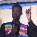 Elijah Kyeyune teaching during Kiboga Mission